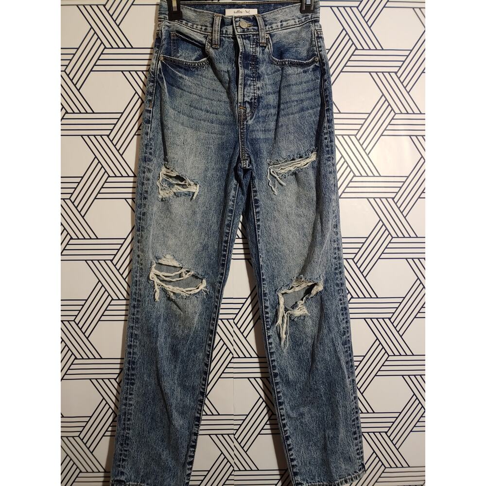 Womens Willow and Root Button Fly Dad Jean Size 24